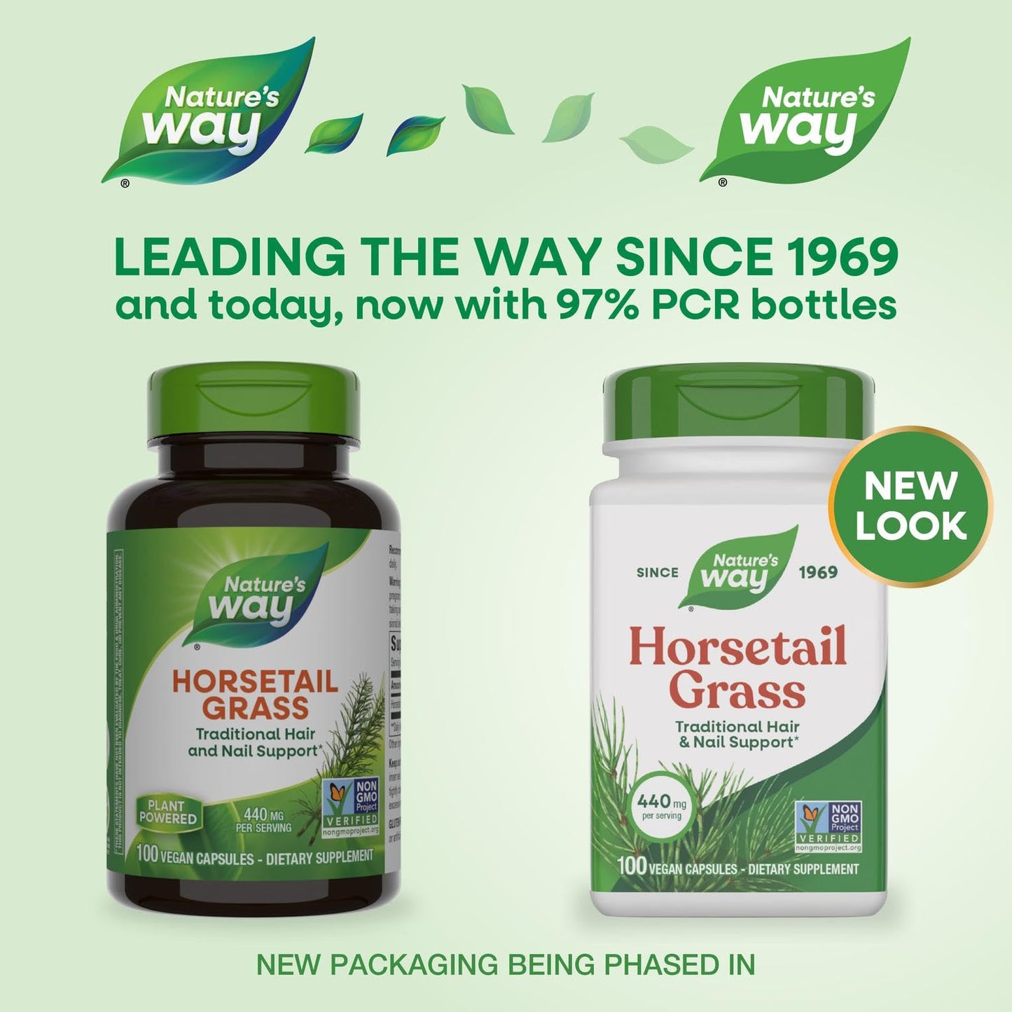 Nature's Way Horsetail Grass Capsules, 100 Count