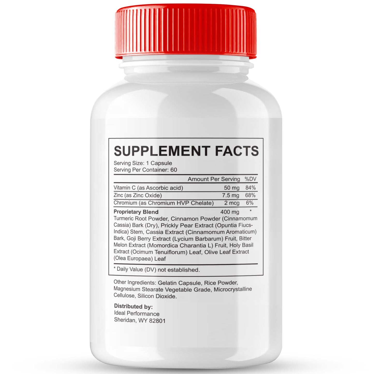 IDEAL PERFORMANCE GlucoRenu Glyco Support Capsules 180 Capsules