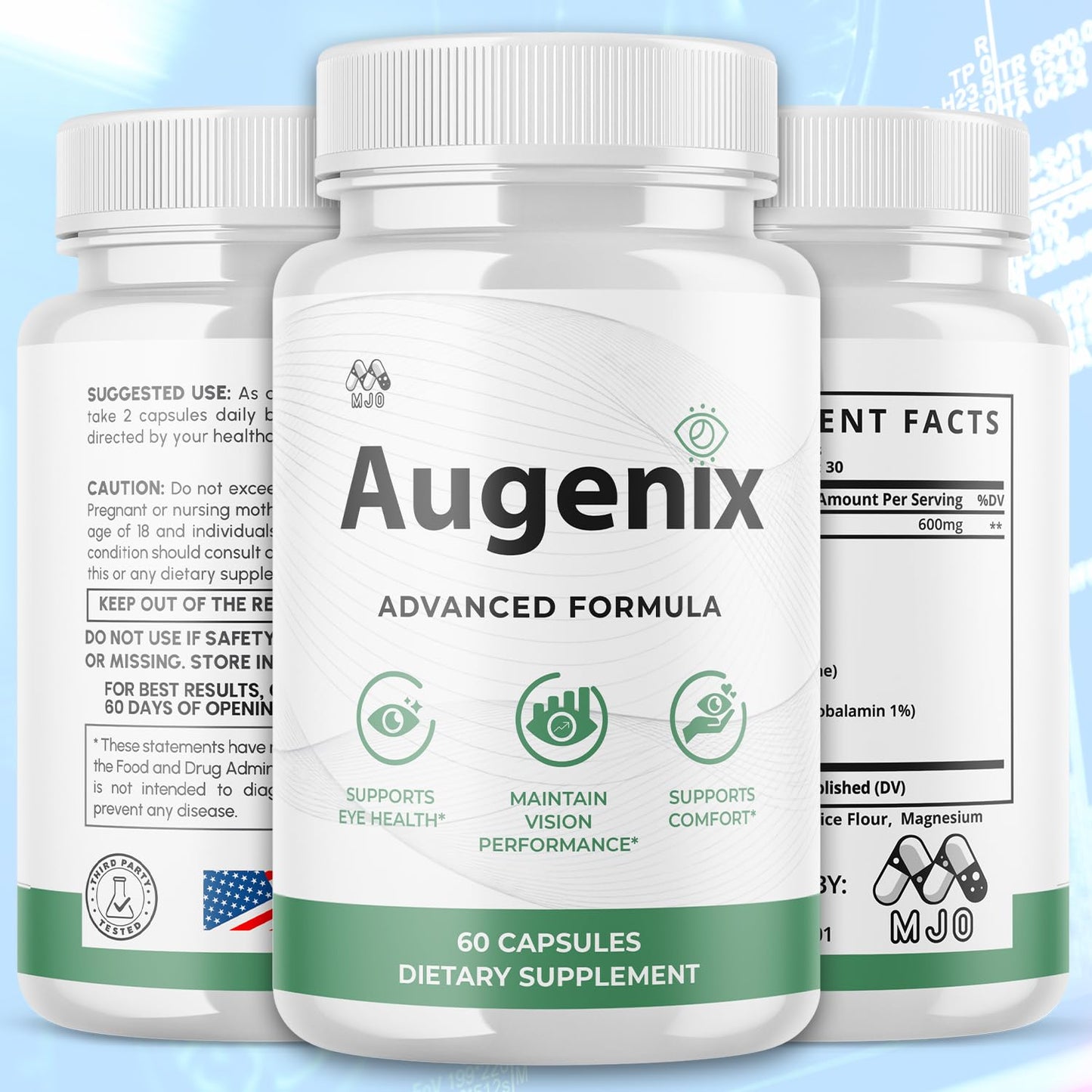 MJO Augenix Capsules, 120 Capsules
