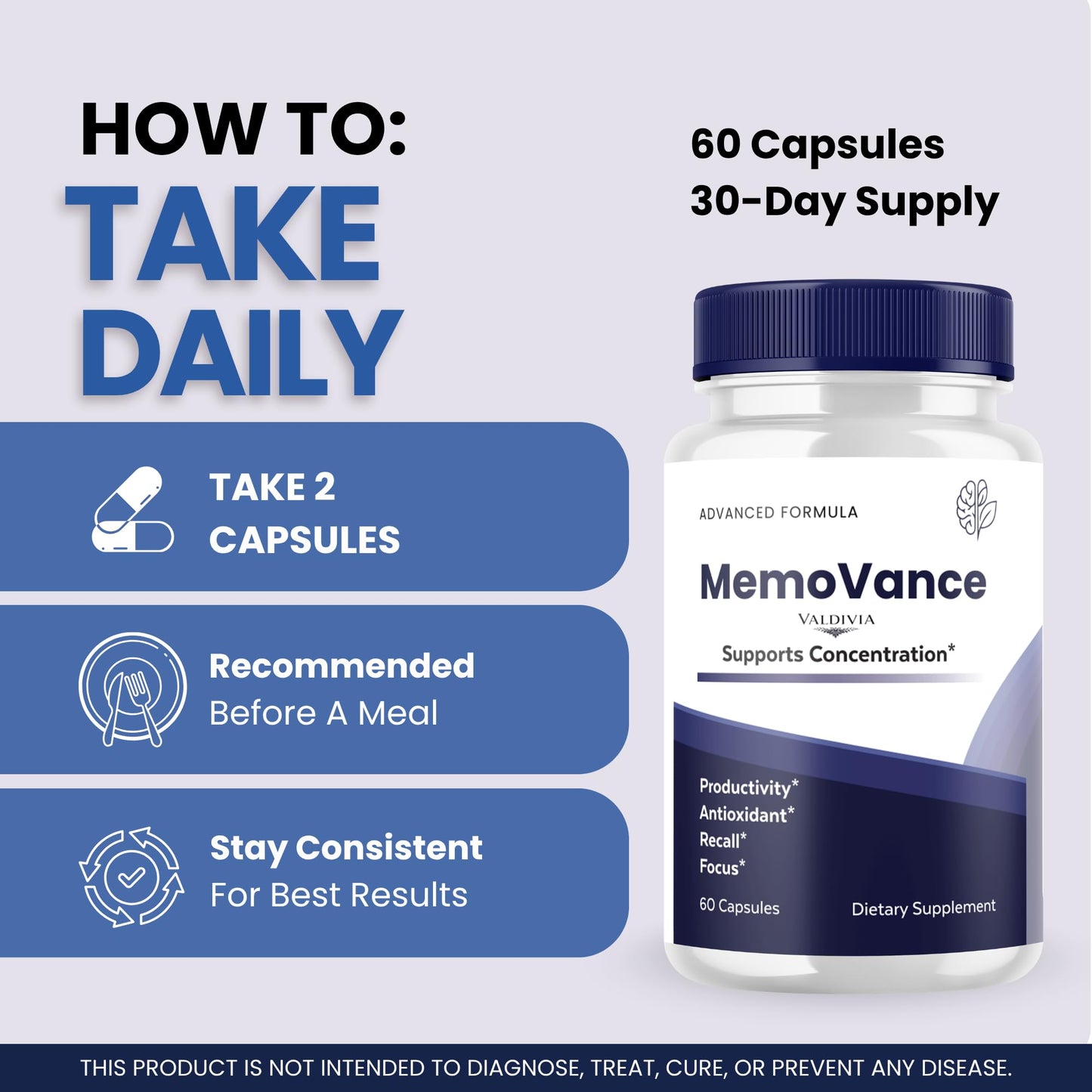 Valdivia MemoVance 180 Capsules