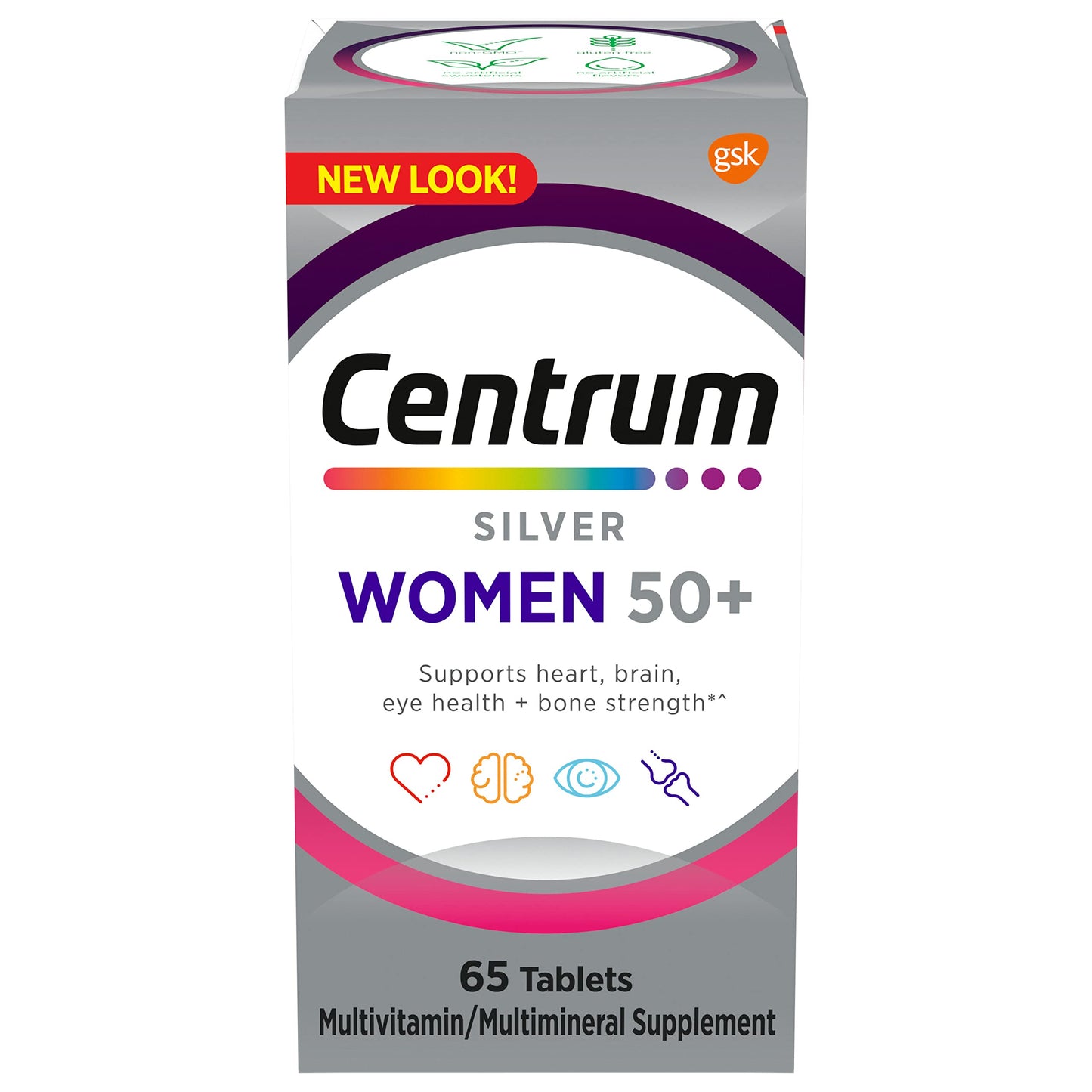 Centrum Silver Women's Multivitamin 50+ for Women Tablet, 65 Count