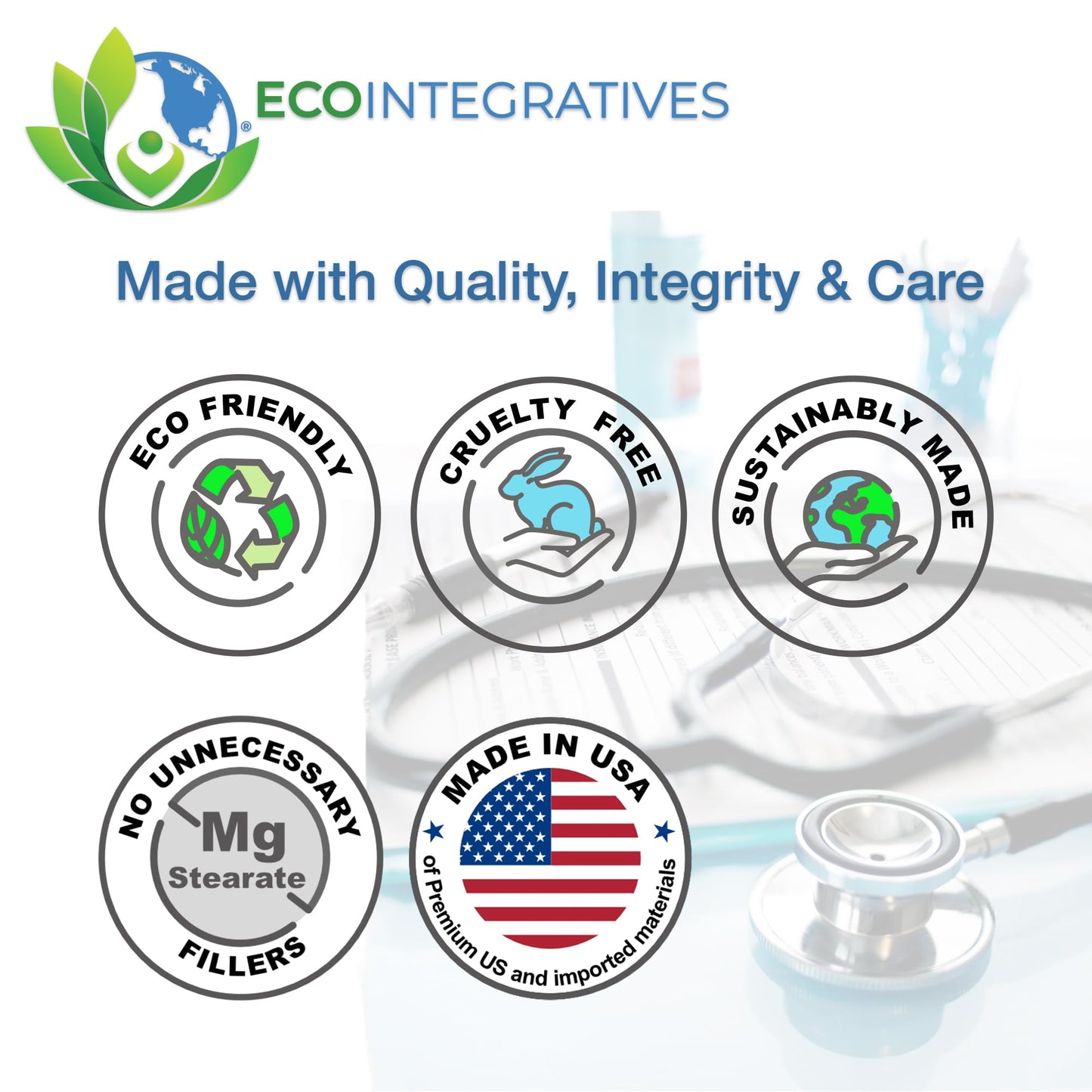 EcoIntegratives Active Multivitamin ADK Methyl B Complex Capsules, 120 Count