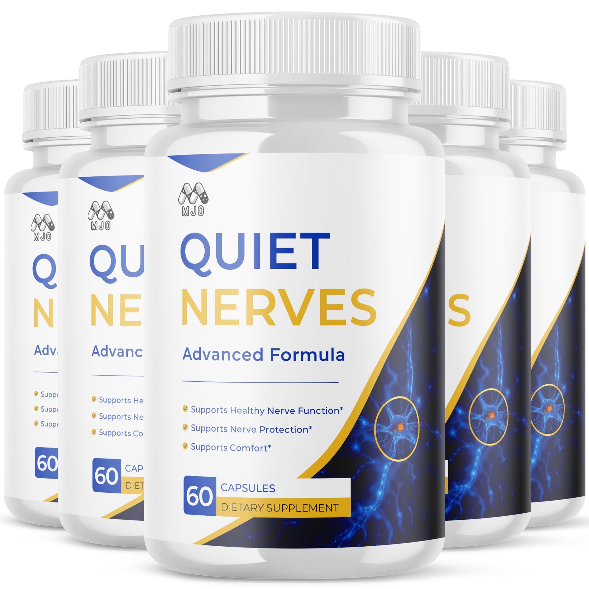 MJO Quiet Nerves Capsules, 300 Capsules