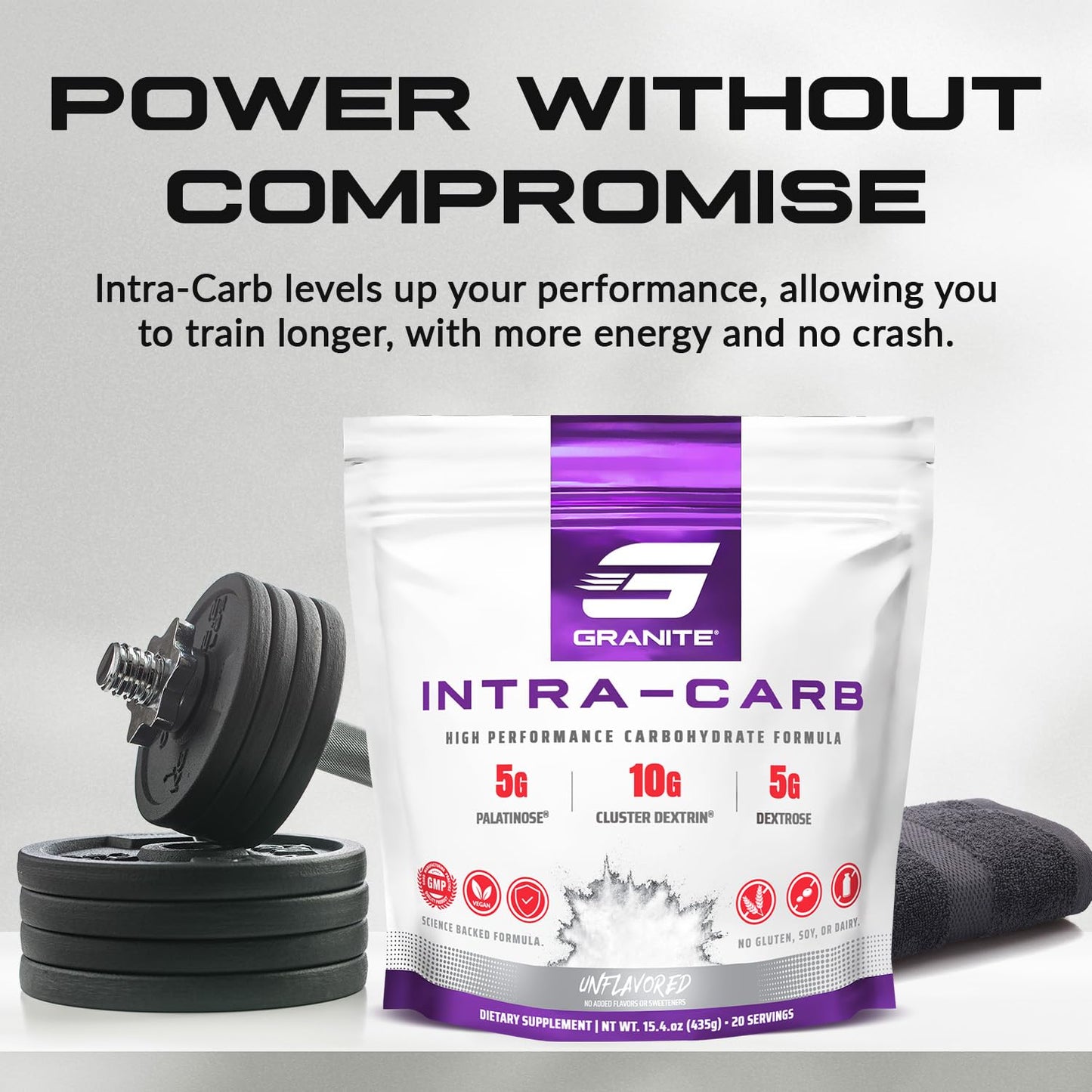 Granite Supplements Intra Carb Powder, 15.4 Ounce