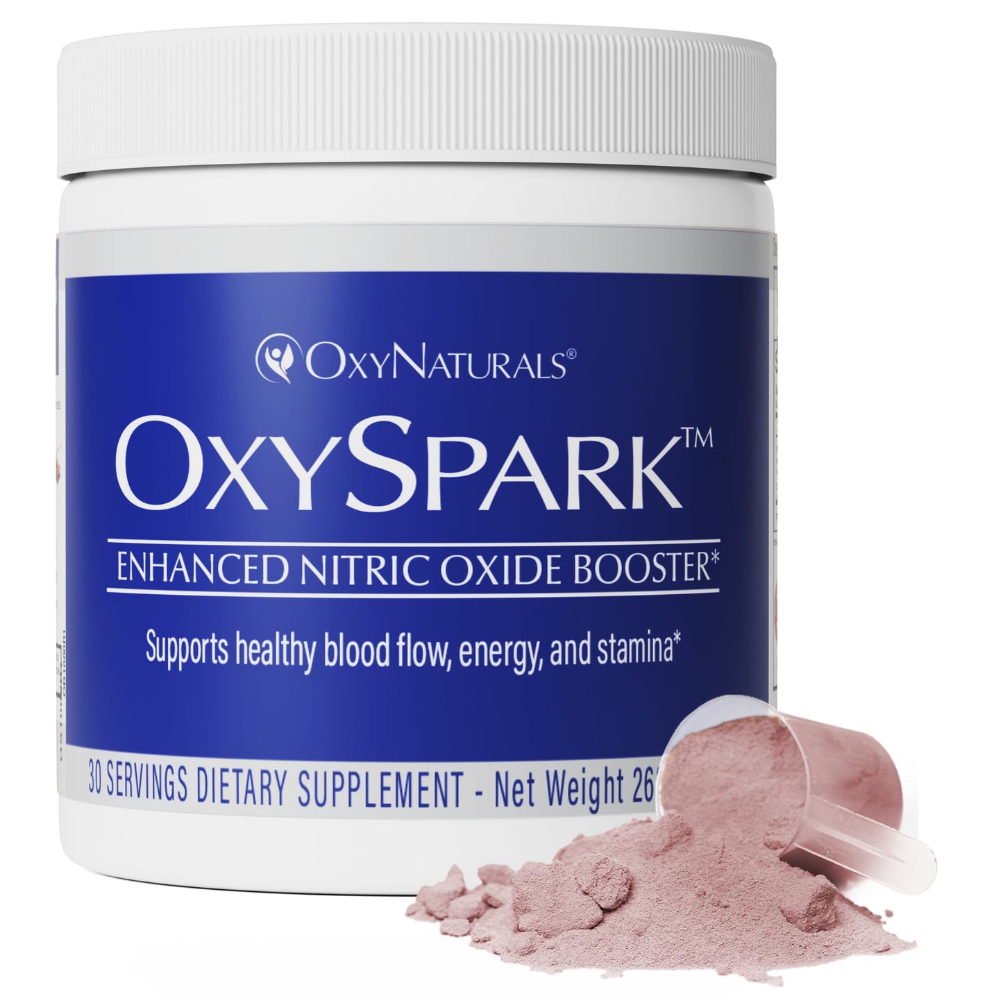 OxyNaturals OxySpark Nitric Oxide Supplement for Men & Women Powder, 9.24 Ounce