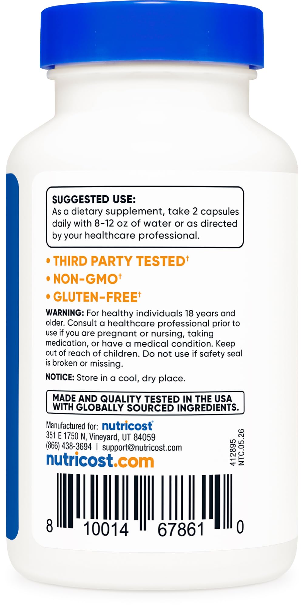 Nutricost Tongkat Ali 1000mg 120 Capsules