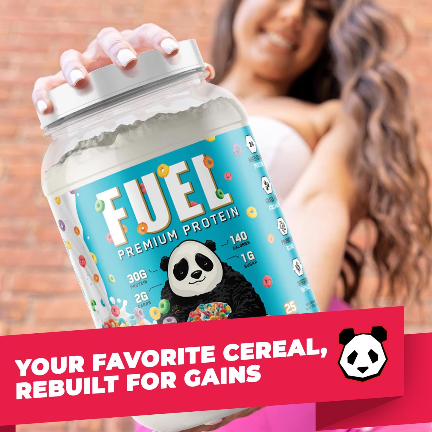 Underground Bio Labs Panda Fuel Premium Protein Whey Powder, 40 Servings