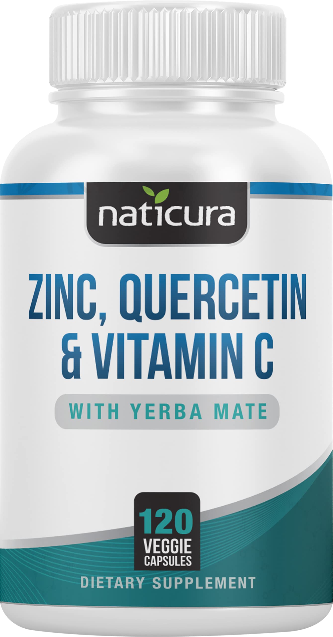 Naticura Zinc Quercetin Immune Support Supplement with Vitamin C Capsule 1 Count