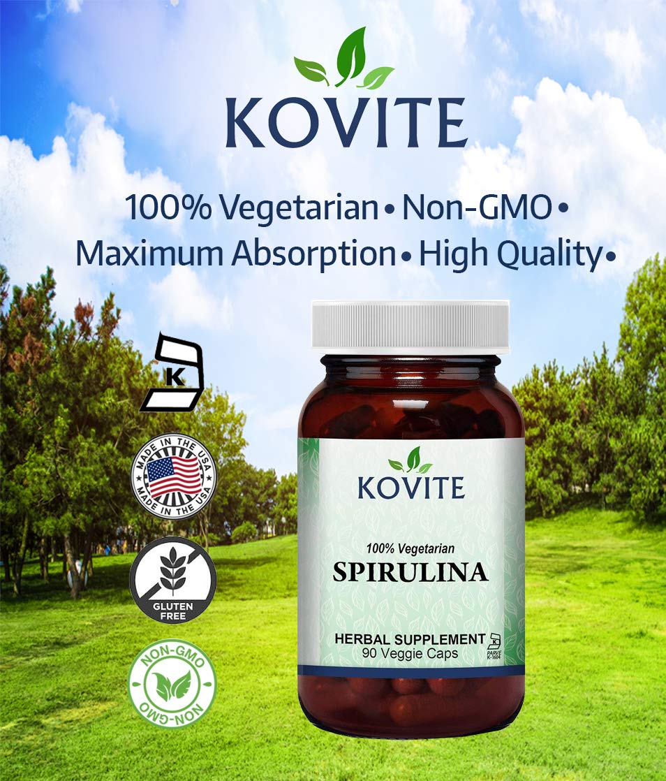 Kovite Spirulina Capsules 90 Capsules