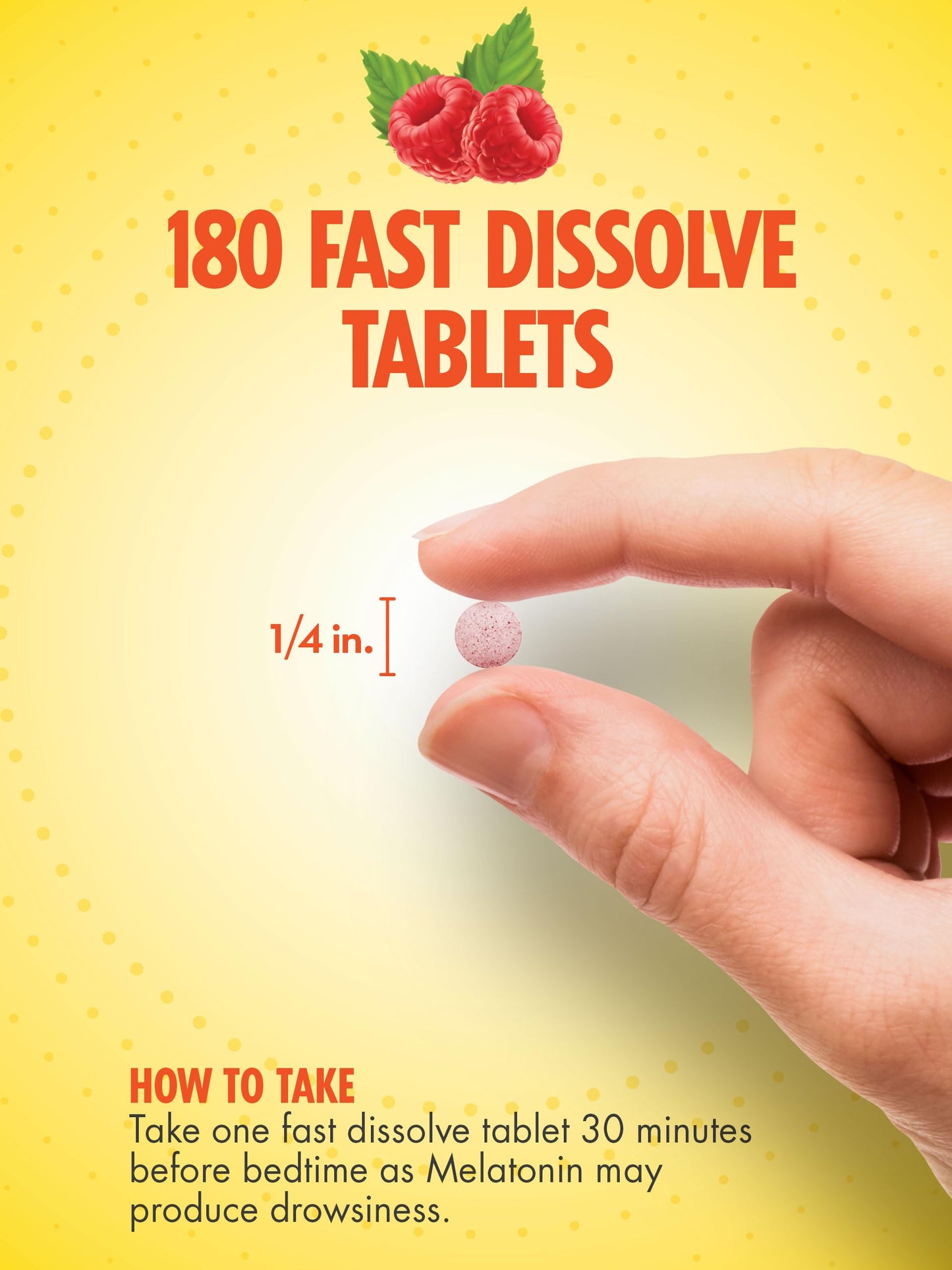 Sundance Melatonin 5mg Fast-Dissolve Tablets, 180 Count