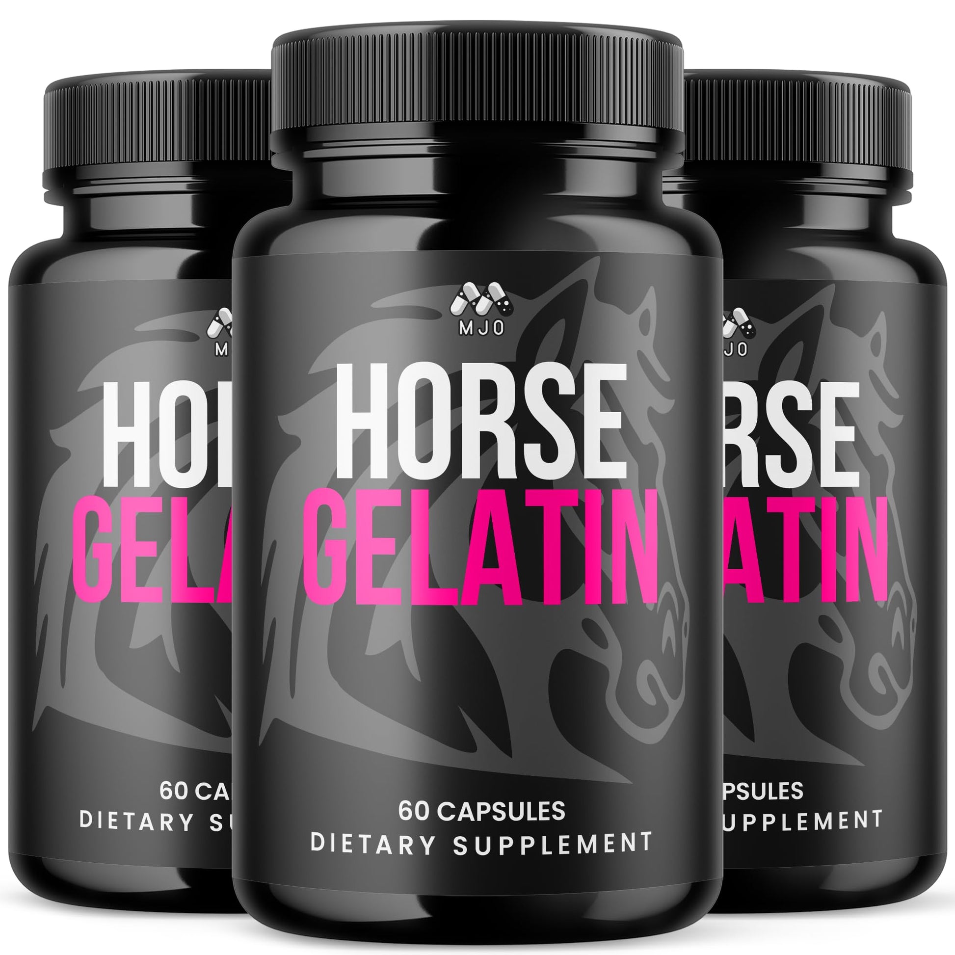 MJO Horse Gelatin Capsules (180 Capsules)