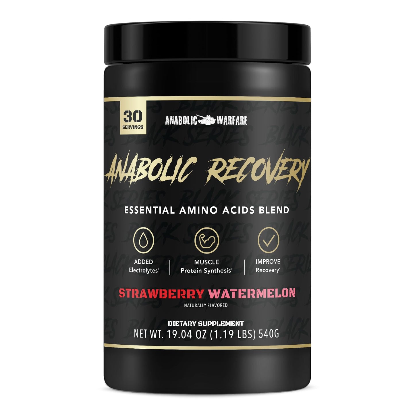Anabolic Warfare Anabolic Recovery Powder Strawberry Watermelon 1.19 Pound