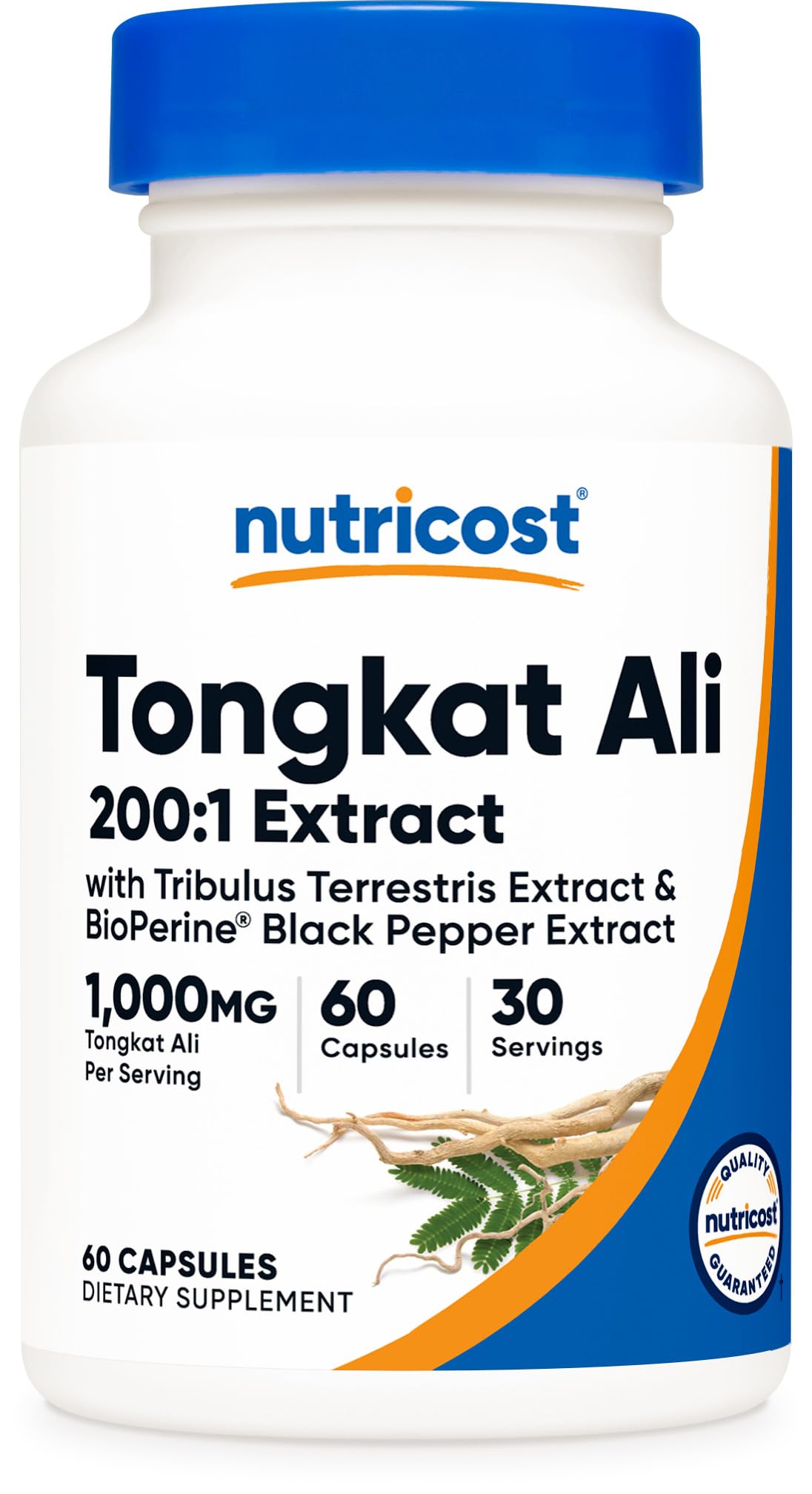 Nutricost Tongkat Ali 1,000mg Capsules 60 Count