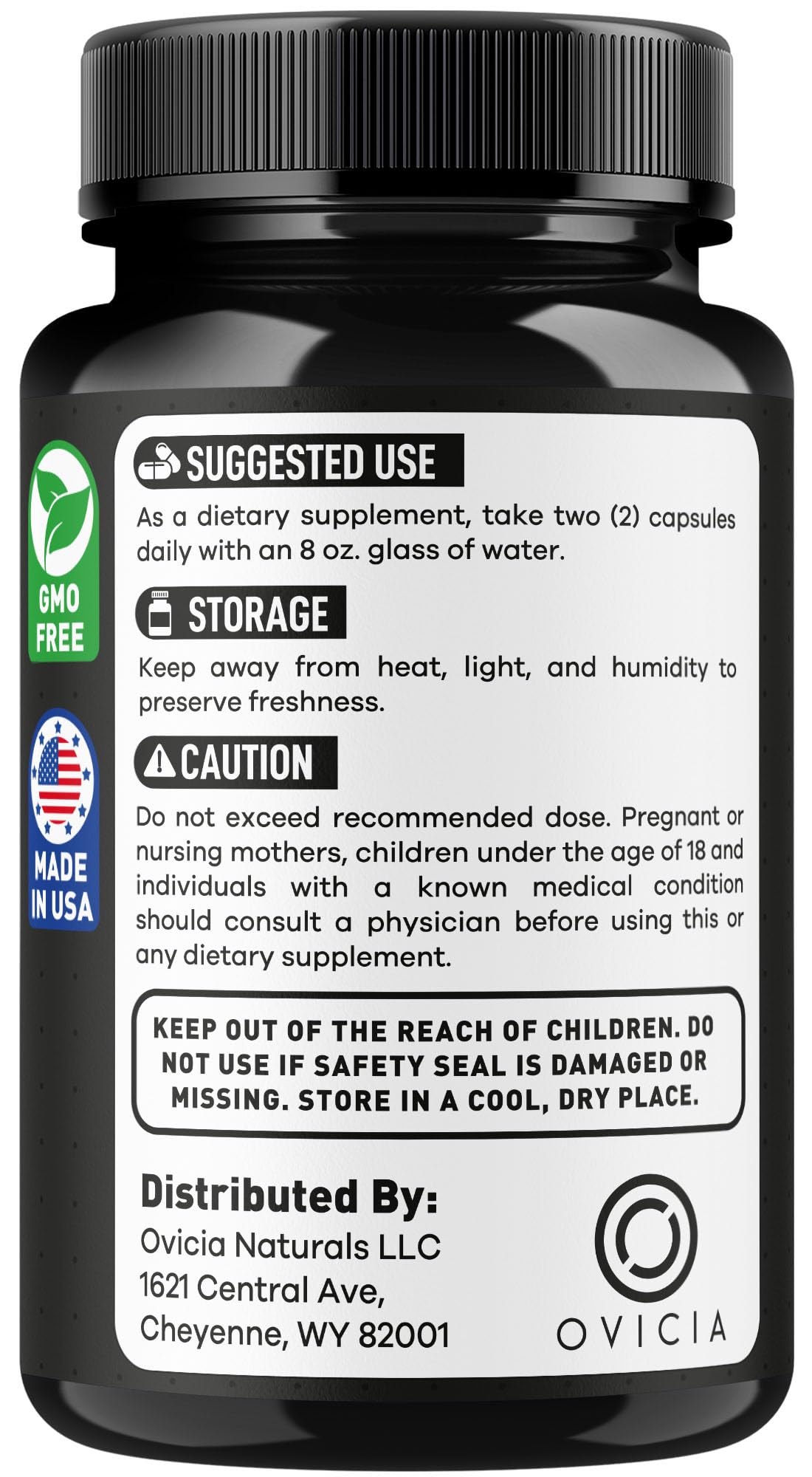 OVICIA Steel Power 120 Capsules