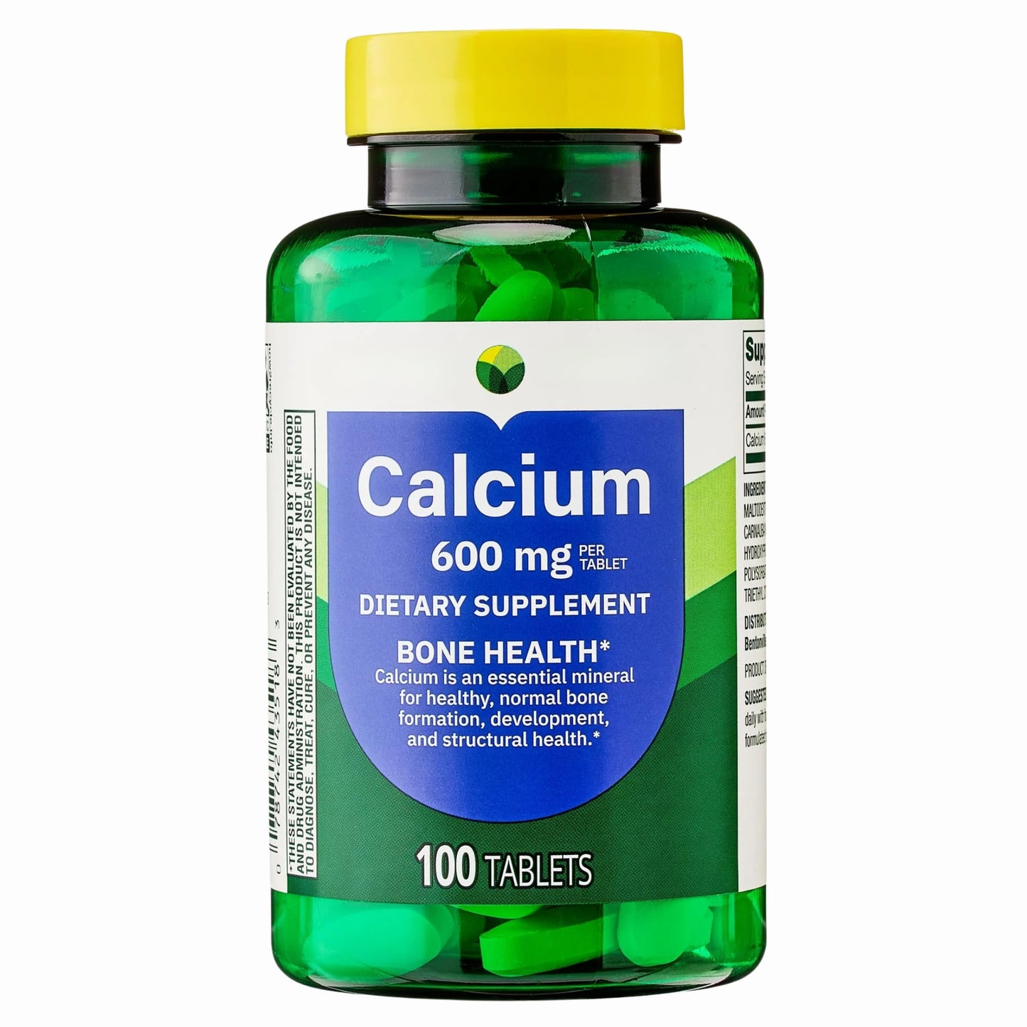 KP+ Calcium 600 mg Tablet, 100 Tablets