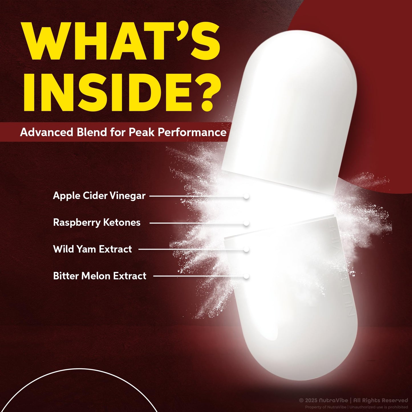 NutraVibe GL Pepper Capsules 120 Capsules