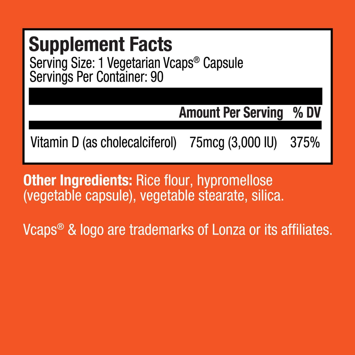 Invite Health Vitamin D3 3000 IU Capsule 90 Capsules