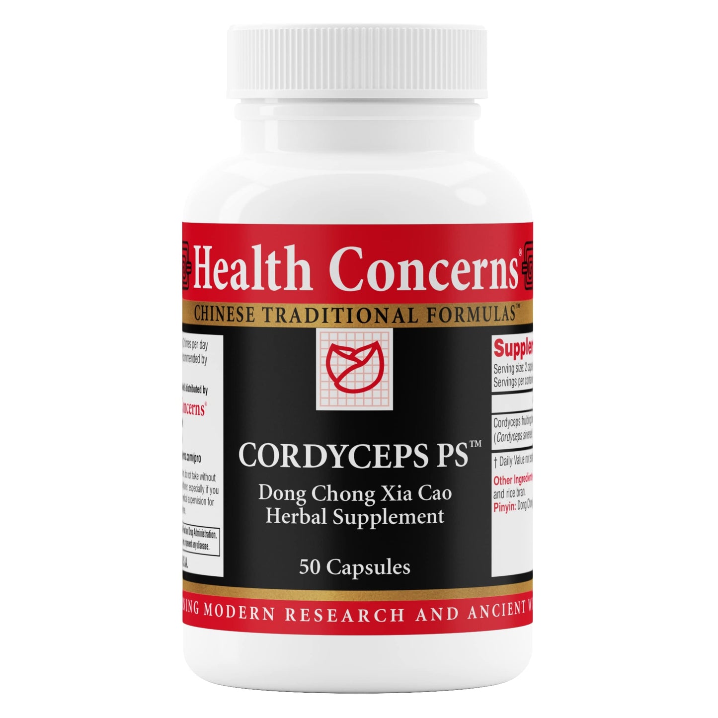 Health Concerns Cordyceps PS Capsules 50 Count