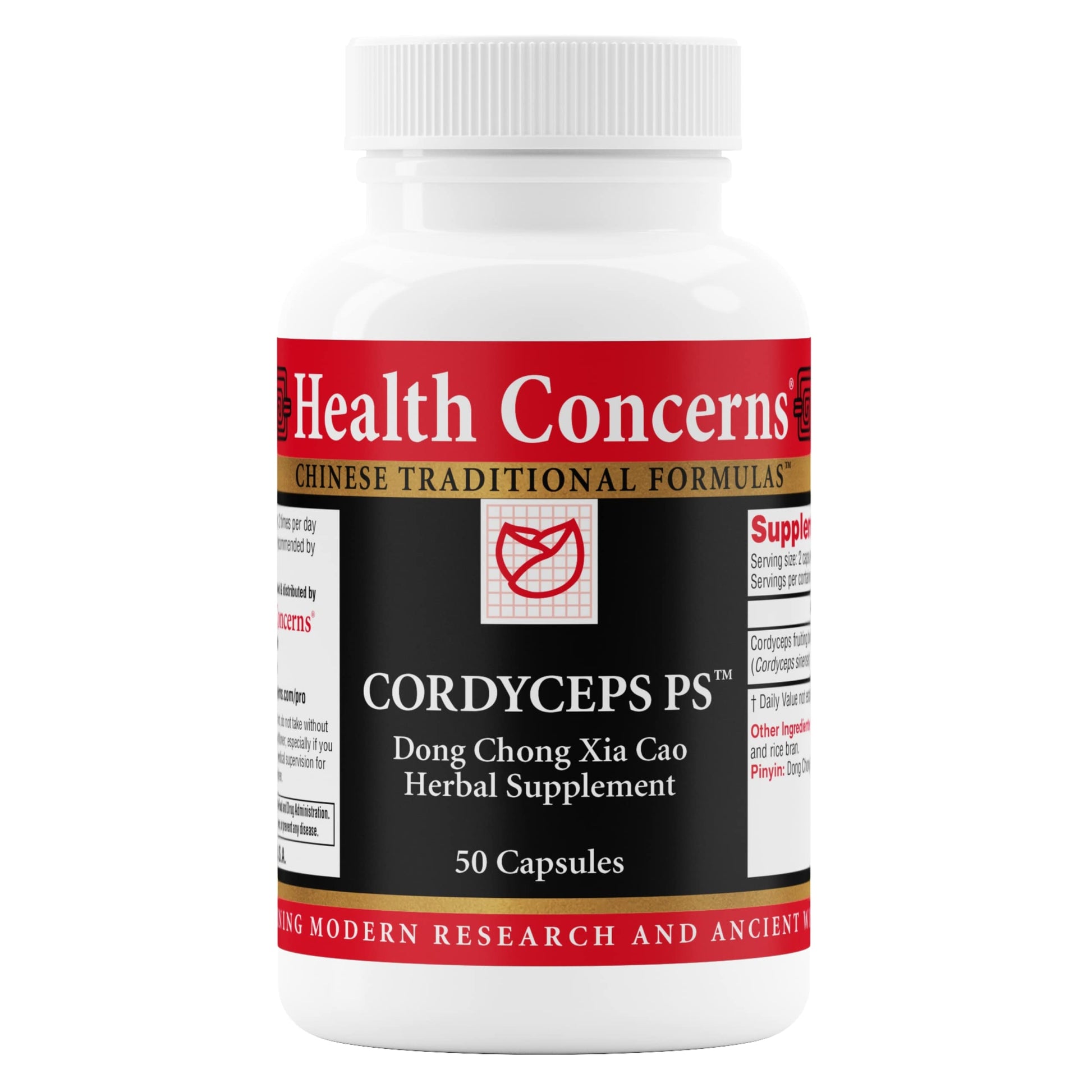 Health Concerns Cordyceps PS Capsules 50 Count