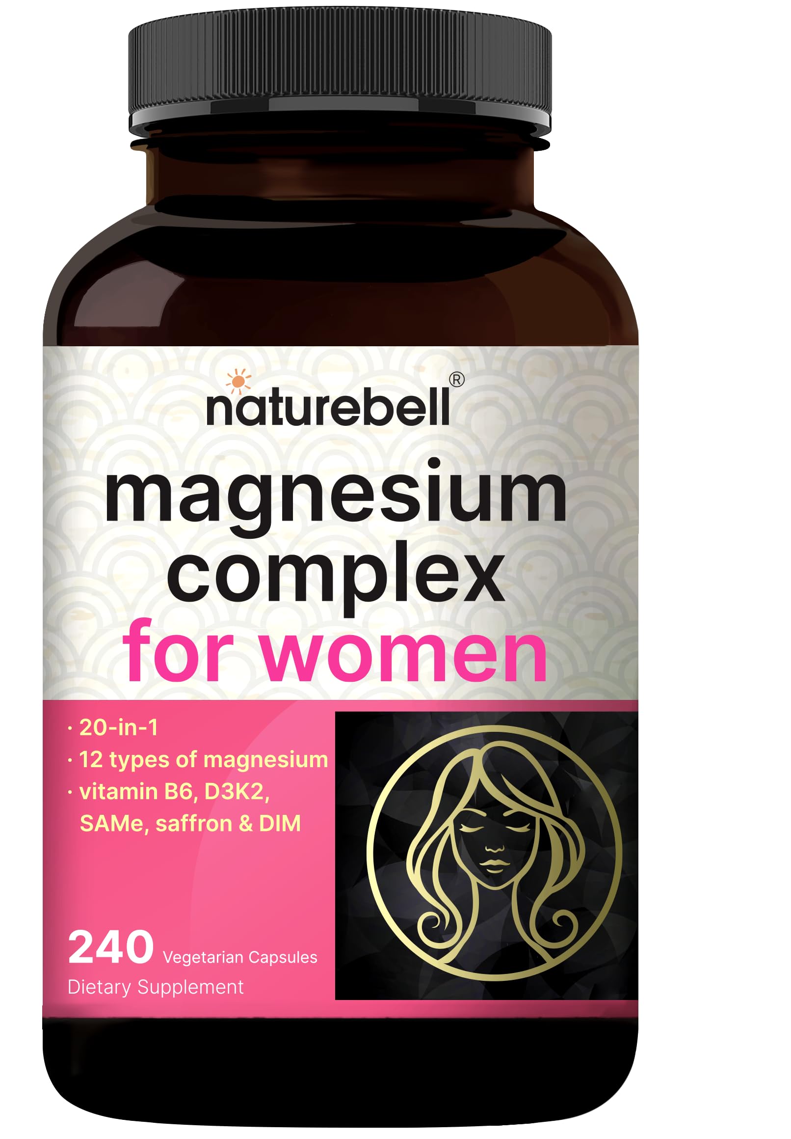 NatureBell Magnesium Complex for Women 240 Capsules