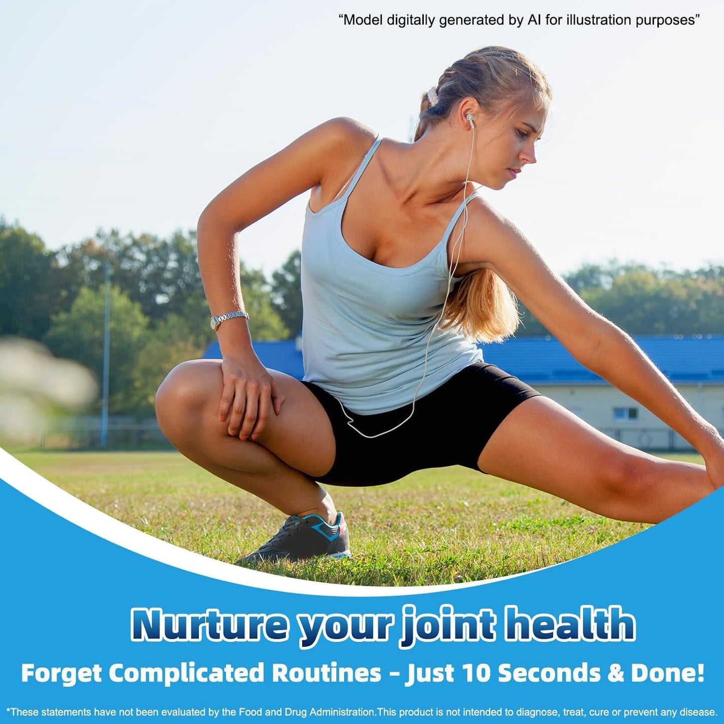 Dr. HR Joint Health Supplement for Mobility & Flexibility - Glucosamine Chondroitin MSM Turmeric Complex Capsule, 1 Count