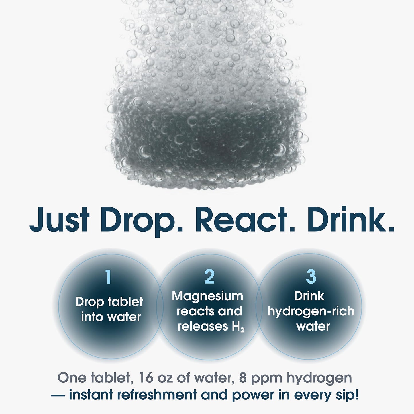 Gi.Da.Culture Molecular Hydrogen Water Tablets, 90 Count