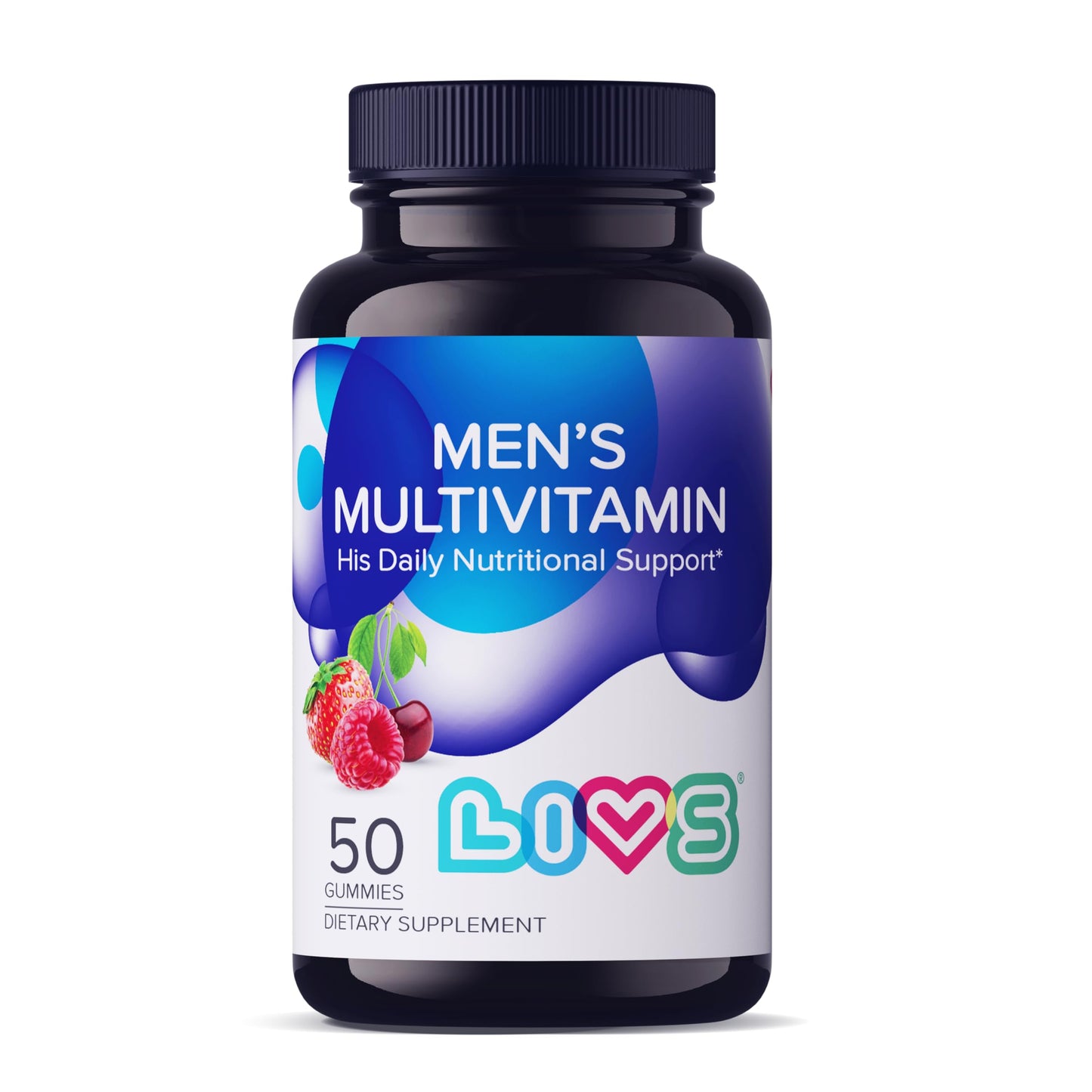 LIVS Men's Multivitamin Gummies, 50 Count