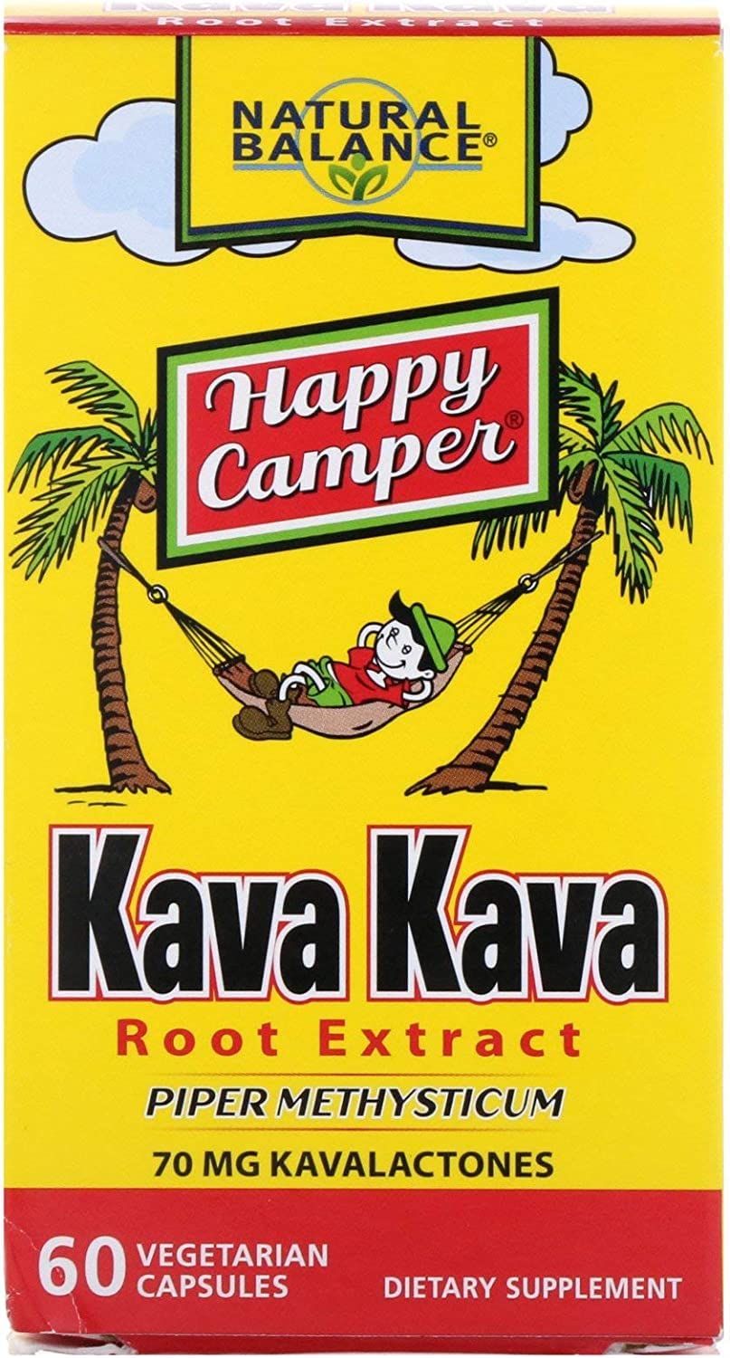 Natural Balance Kava Kava Root Extract Capsules, 60 Count