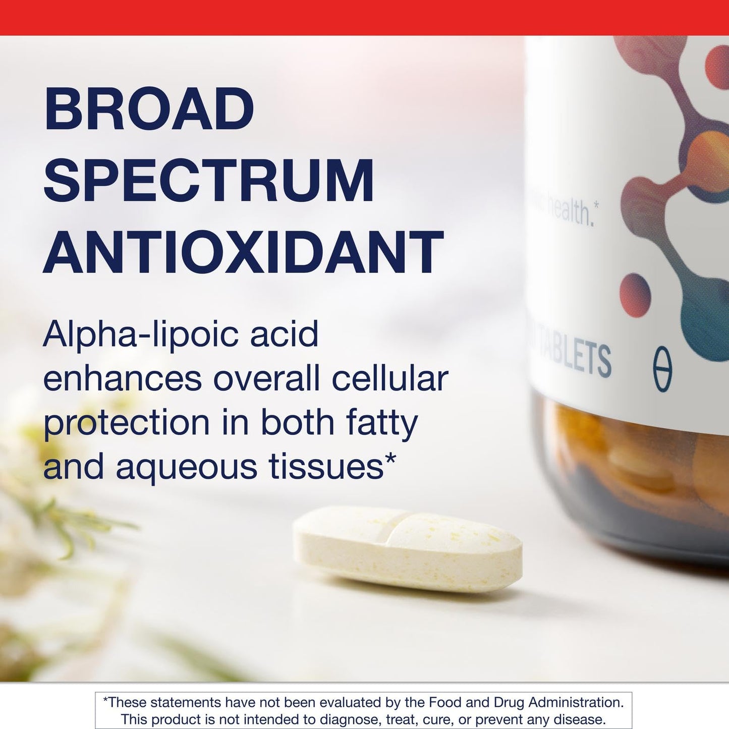 Metagenics Alpha-Lipoic Acid 300 mg Metabolism & Antioxidant Support for Tissue, Brain & Heart Health, 60 Tablets