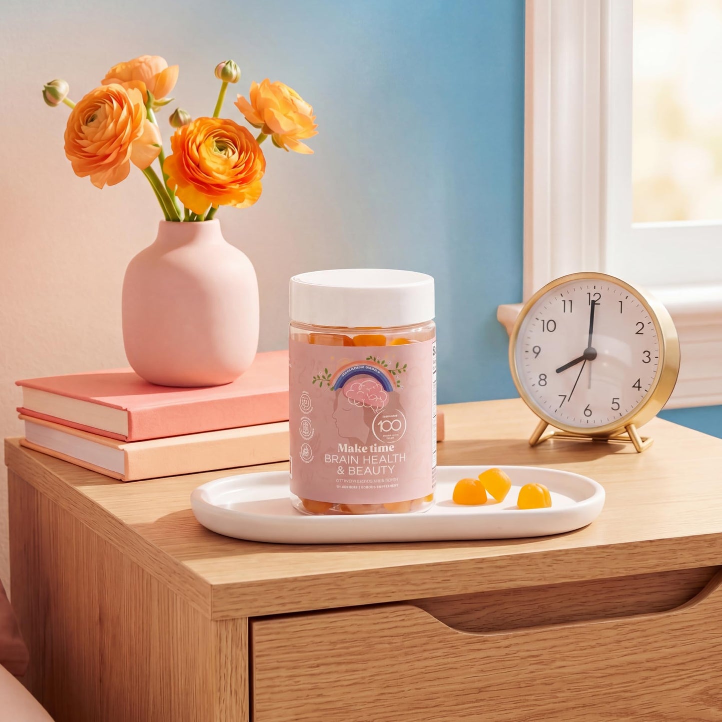 MAKE TIME Brain & Beauty Gummies 60 Gummies