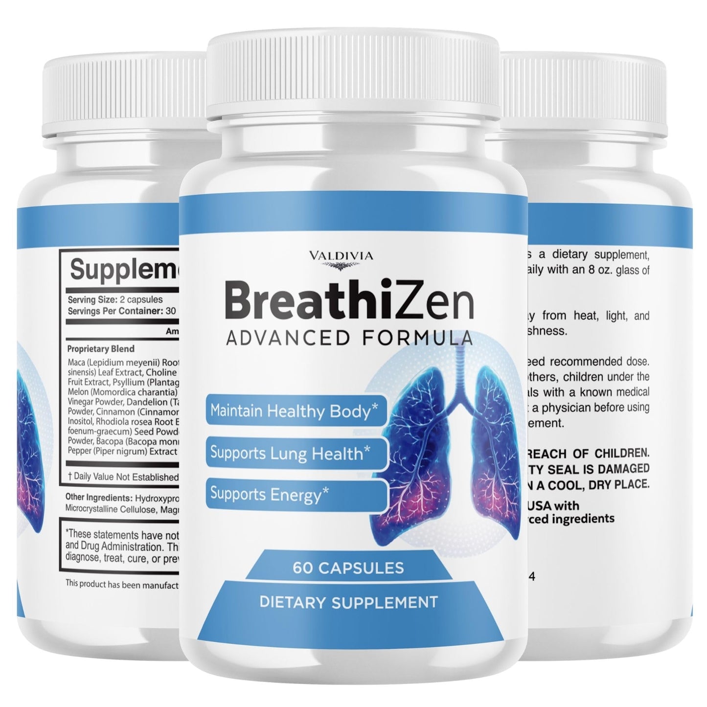 Valdivia BreathiZen Capsules, 180 Capsules
