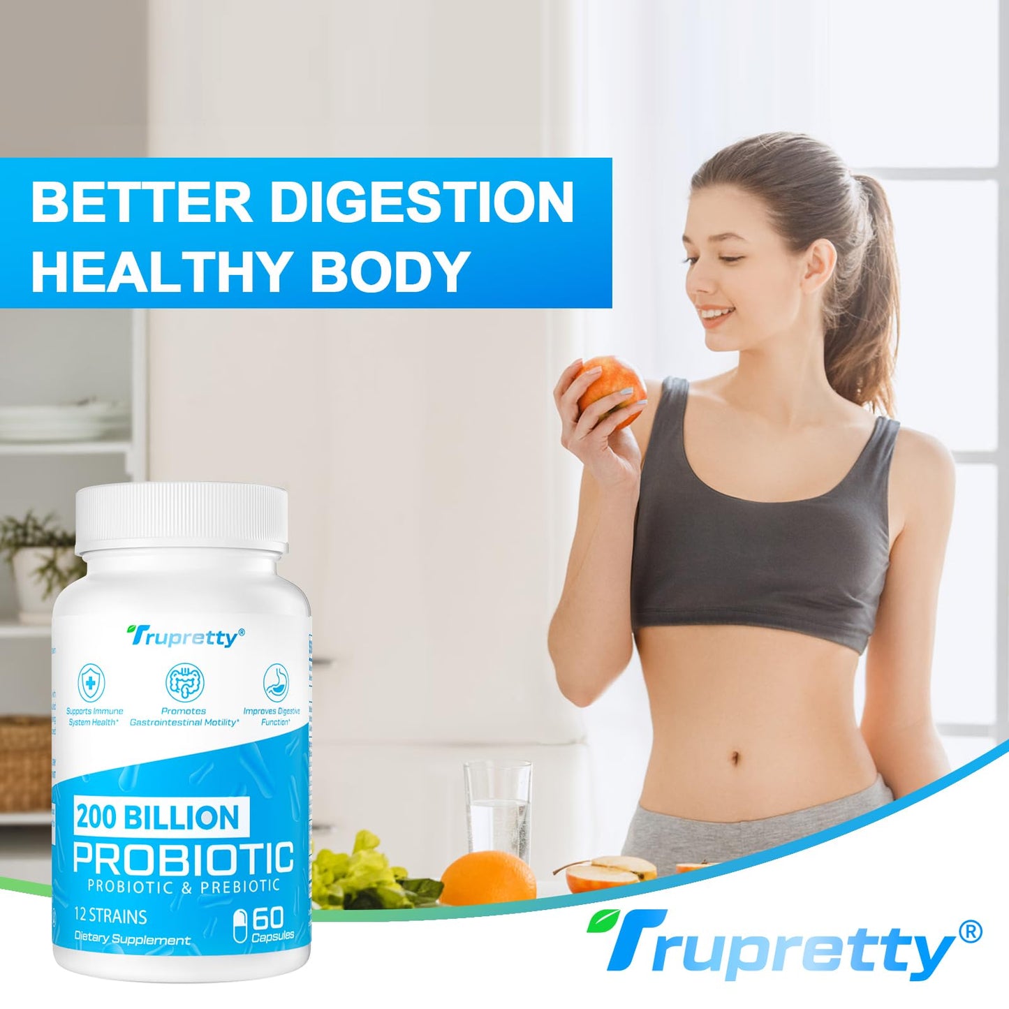 Trupretty Probiotic Capsule 60 Count