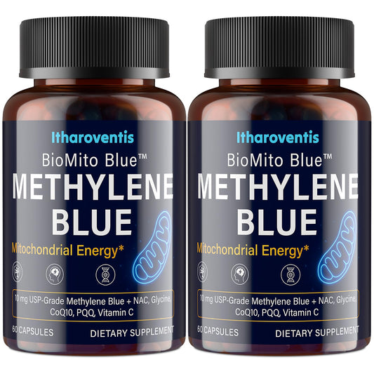 Itharoventis Methylene Blue Pharmaceutical Grade Capsules, 120 Count