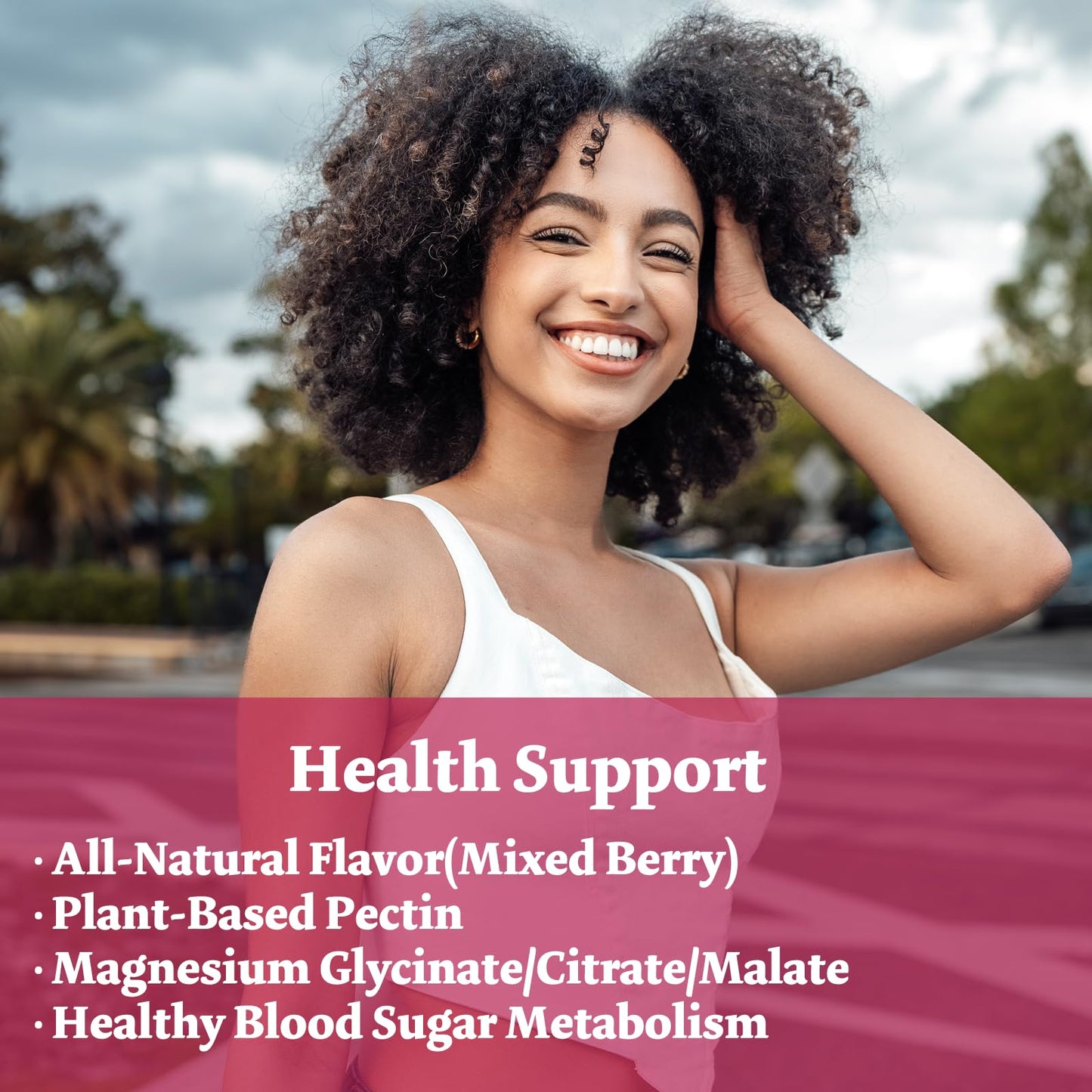 Bumjazz Magnesium Complex Gummies 800mg 60 Count