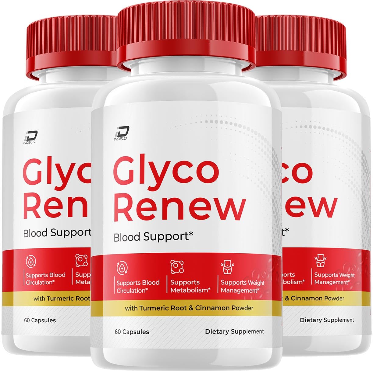Indelo Glyco Renew Capsules 180 Count