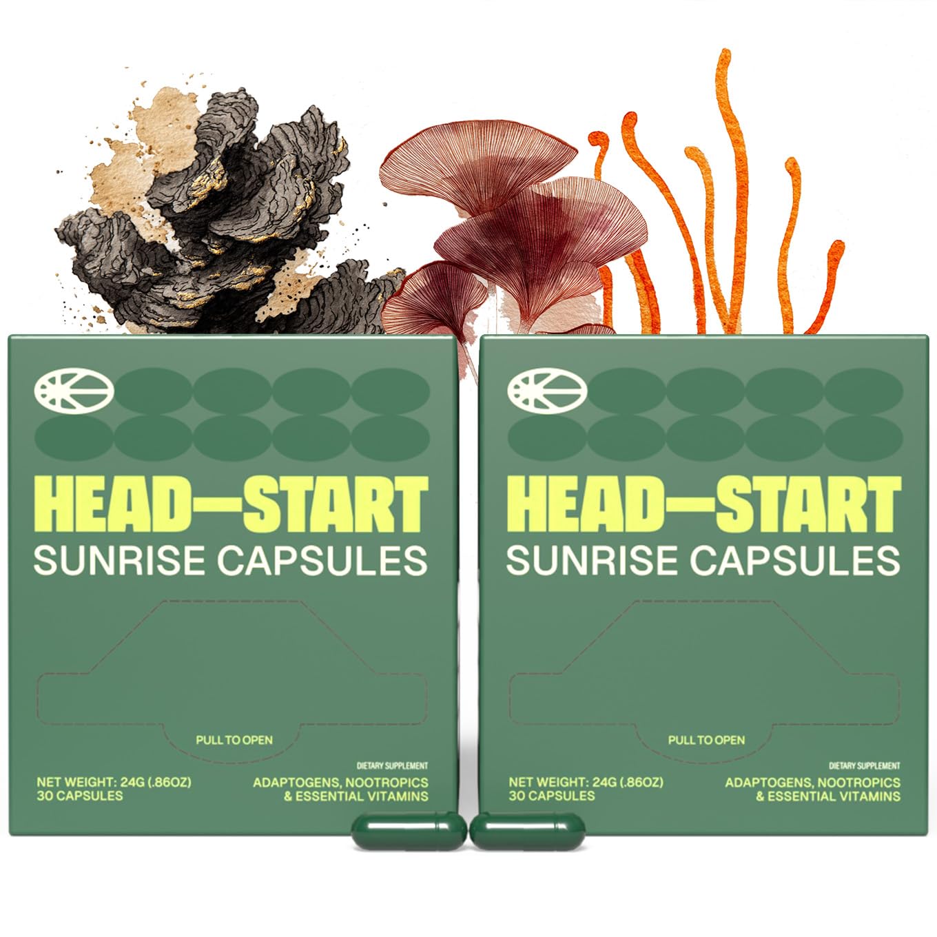 HEAD-START Sunrise Capsules Capsule, 60 Count