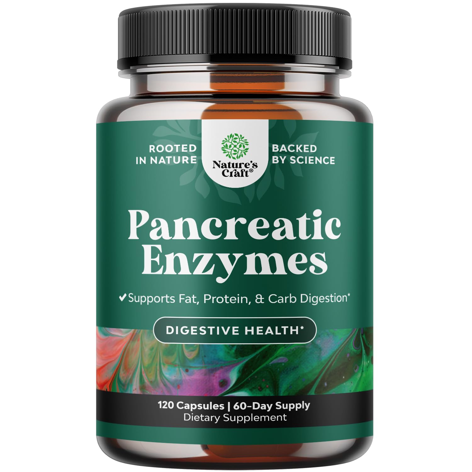 Natures Craft Pancreatin Digestive Enzymes Capsule 120