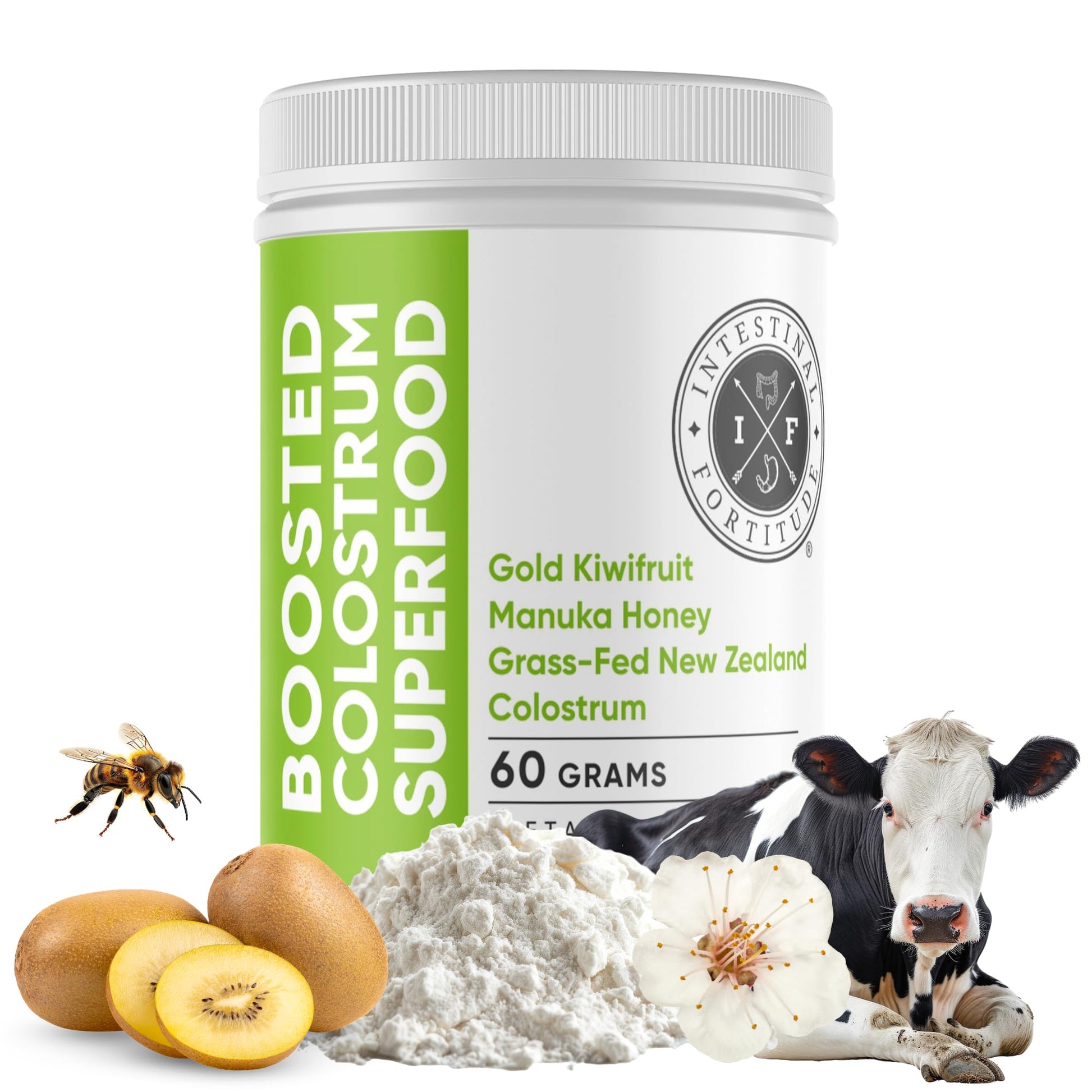 Intestinal Fortitude Boosted Colostrum Superfood Supplement Powder 2.12 Ounce