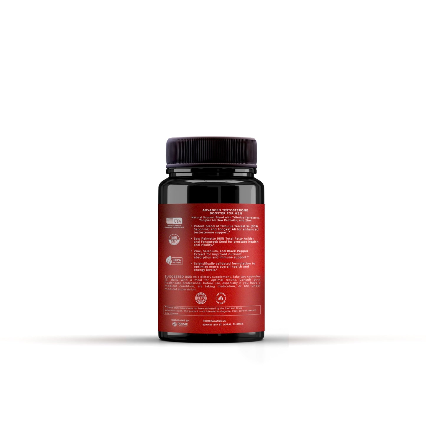 PRIME BALANCE Men’s Health Advanced Testosterone Support Supplement Capsule 1