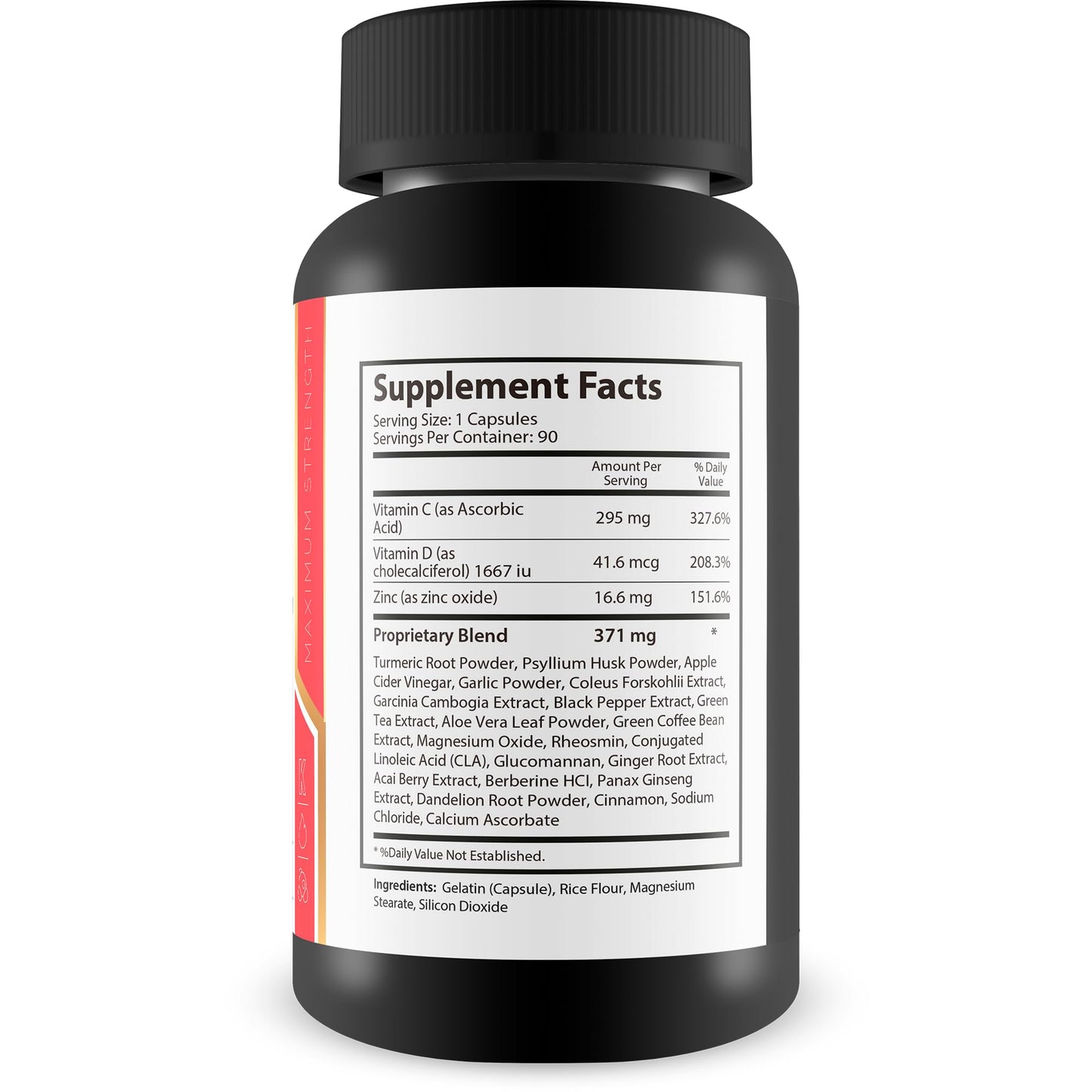 Generic 3X Lifetime Keto + ACV Cleanse Capsule 1 Count