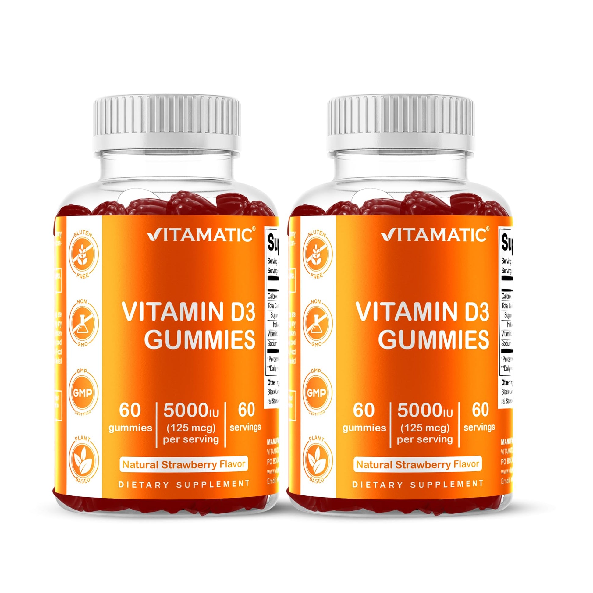 Vitamatic Vitamin D3 Gummies 120 Count