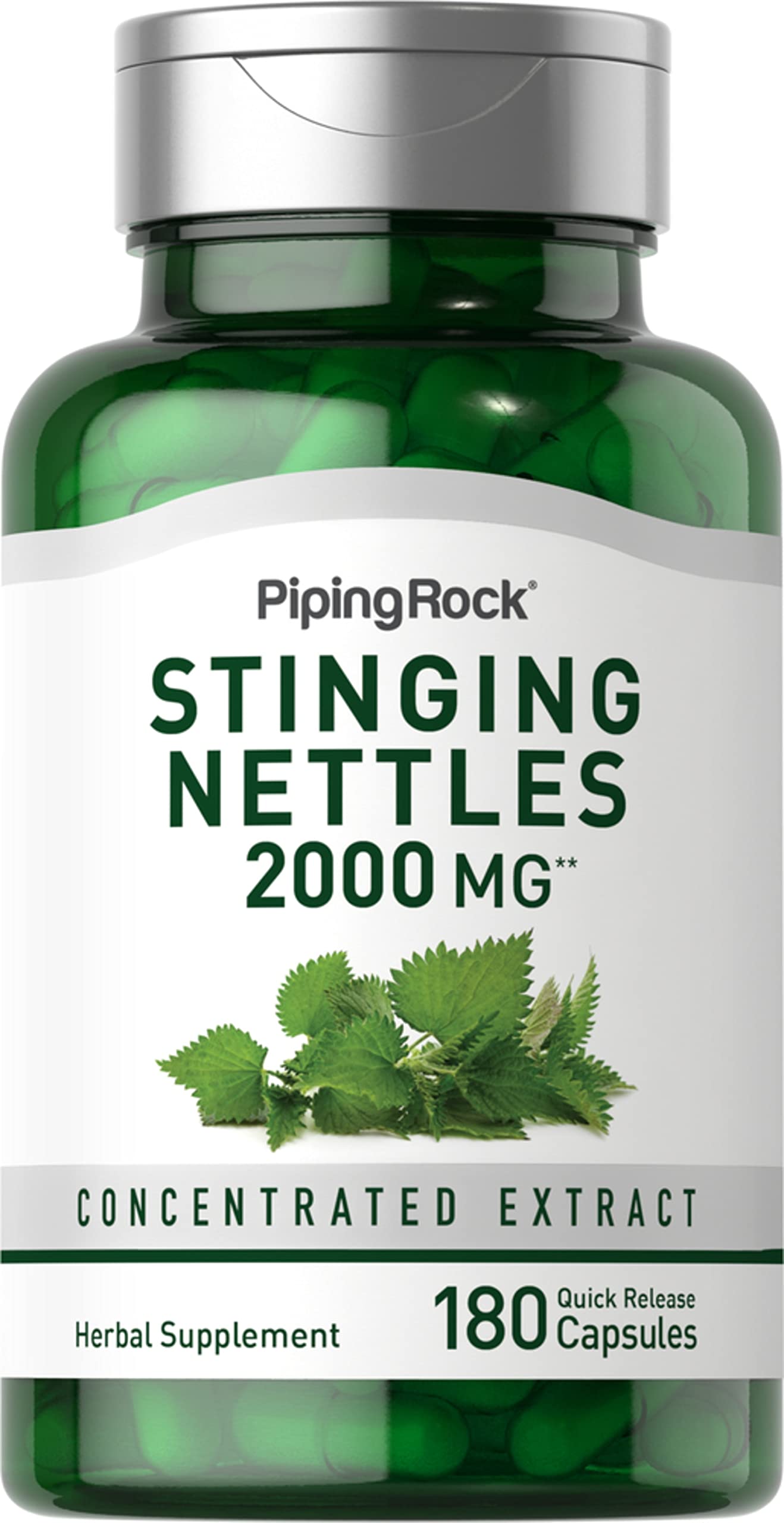 Piping Rock Stinging Nettles Supplement Capsule 180 Count