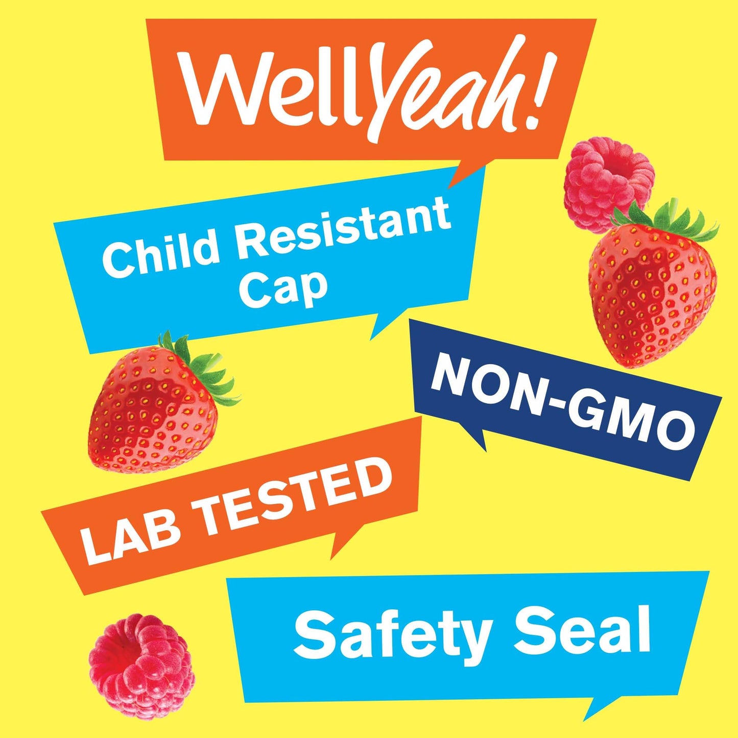 WellYeah Sugar Free Probiotic with Prebiotic Gummy 60 Count