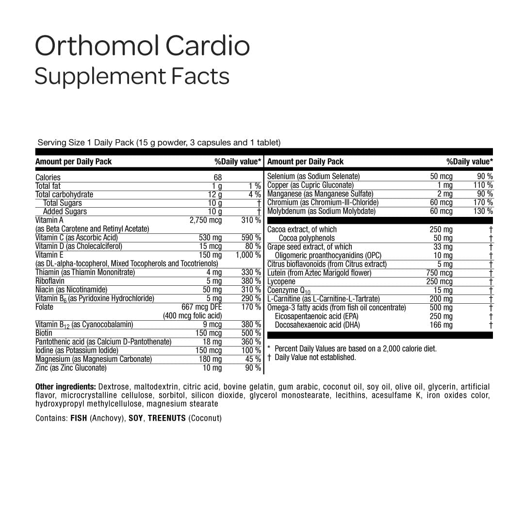 Orthomol Cardio Capsule 30
