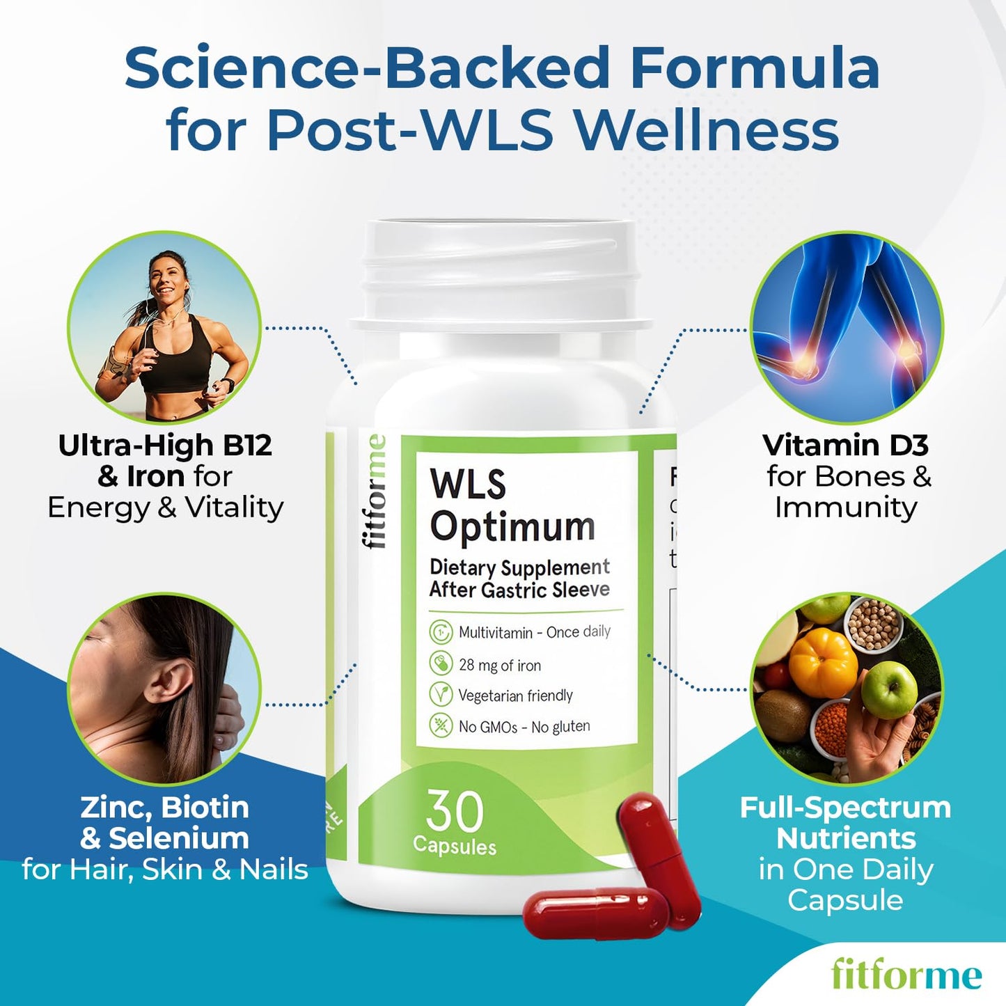 FitForMe Bariatric Multivitamin Capsule 90 Count