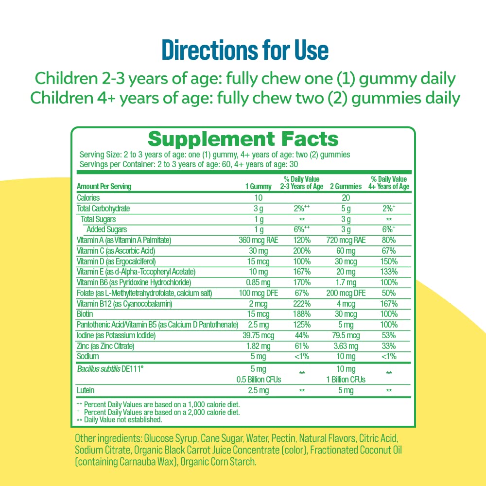 Culturelle Kids Probiotic Gummies 60 Count
