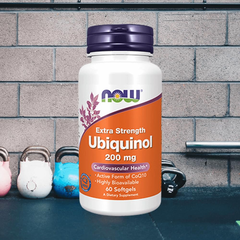 NOW Foods Ubiquinol 200mg Capsule, 3-Pack