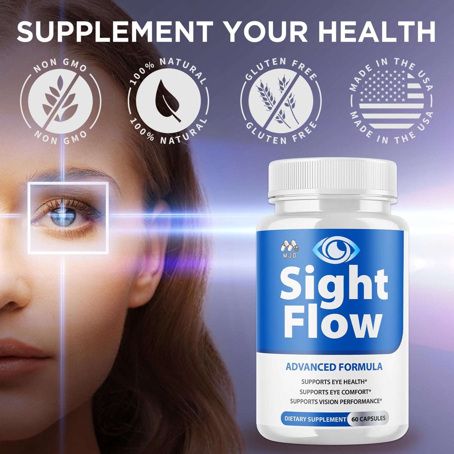 MJO Sight Flow Capsules 300 Capsules
