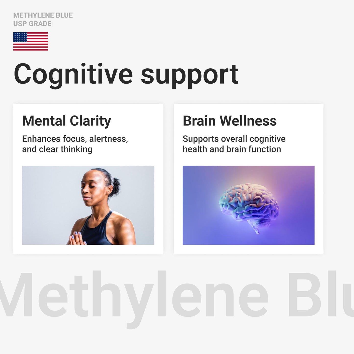LA Synergy Methylene Blue Gummies 5mg, 30 Count