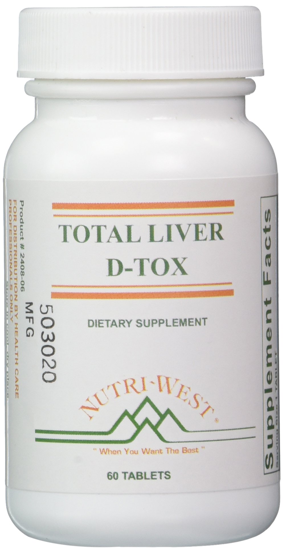 Nutri-West Total Liver D-Tox Tablet 60 Tablets